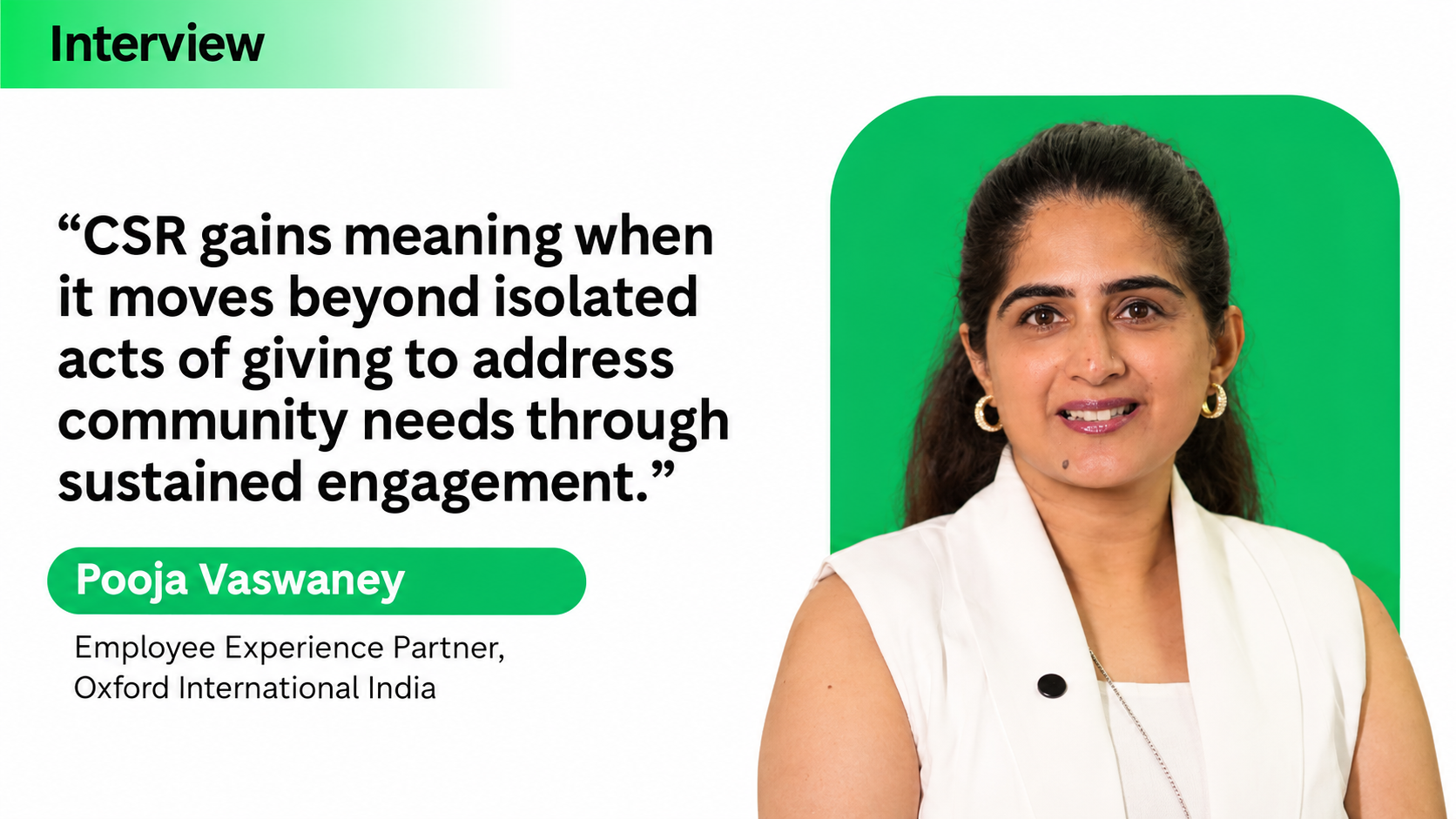 Oxford International India: Making Local Partnerships and Employee Participation Central to CSR